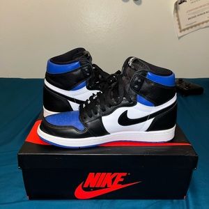 I’m selling some Air Jordon 1s “Royal Toe” Size 8 in men’s  for $210.